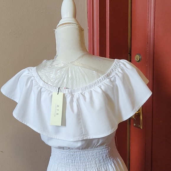 MPH COLLECTION WOMEN WHITE DRESS SZ  PS - Picture 12 of 16
